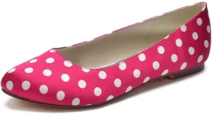 Women’s Ballet Flat Shoes Knit Dress Shoes Round Toe Slip On Ballerina Walking Flats Shoes for Woman Low Comfort Soft