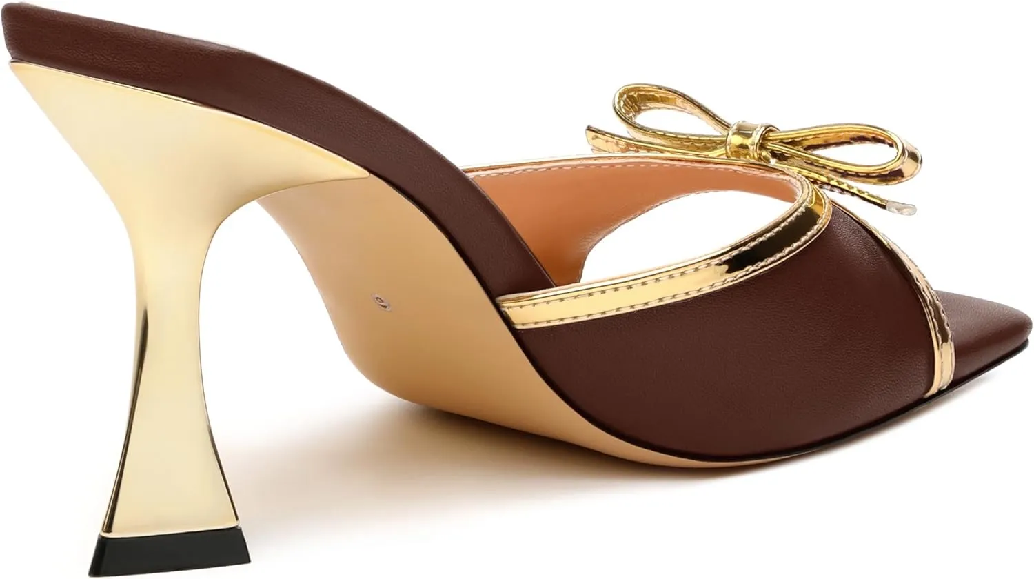 Women's Heeled Sandals, Open Square Toe Stilettos with Bow Detail, Fashion Dressy High Heels for Work, Parties & Daily Outings