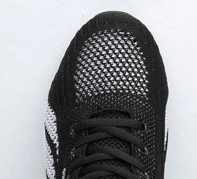 Womens mesh Breathable Running Shoes air Cushion Lightweight Sneakers Lace up Walking Tennis Shoes