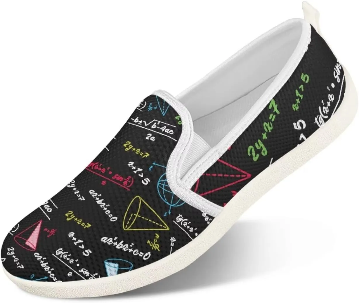 Women's Mesh Flats Shoes Breathable Slip On Casual Travel Walking Shoes Comfortable Non Slip Work Driving Flat Shoes US 6-11