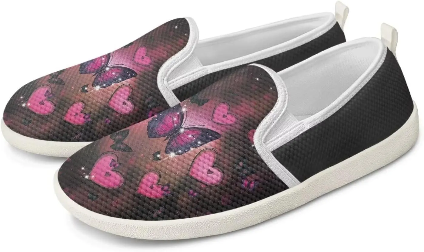 Women's Mesh Flats Shoes Breathable Slip On Casual Travel Walking Shoes Comfortable Non Slip Work Driving Flat Shoes US 6-11