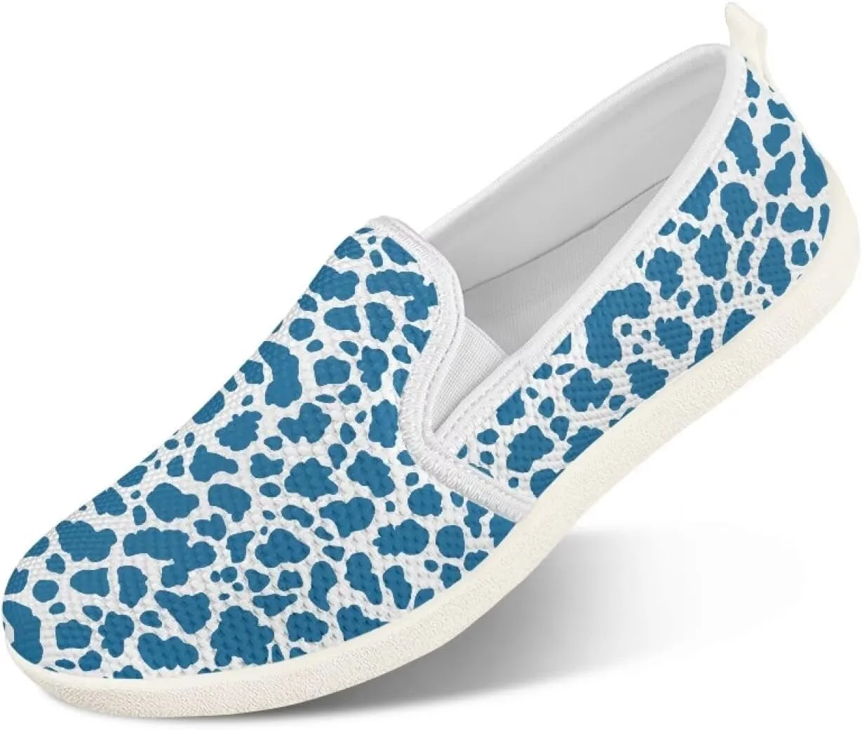 Women's Mesh Flats Shoes Breathable Slip On Casual Travel Walking Shoes Comfortable Non Slip Work Driving Flat Shoes US 6-11