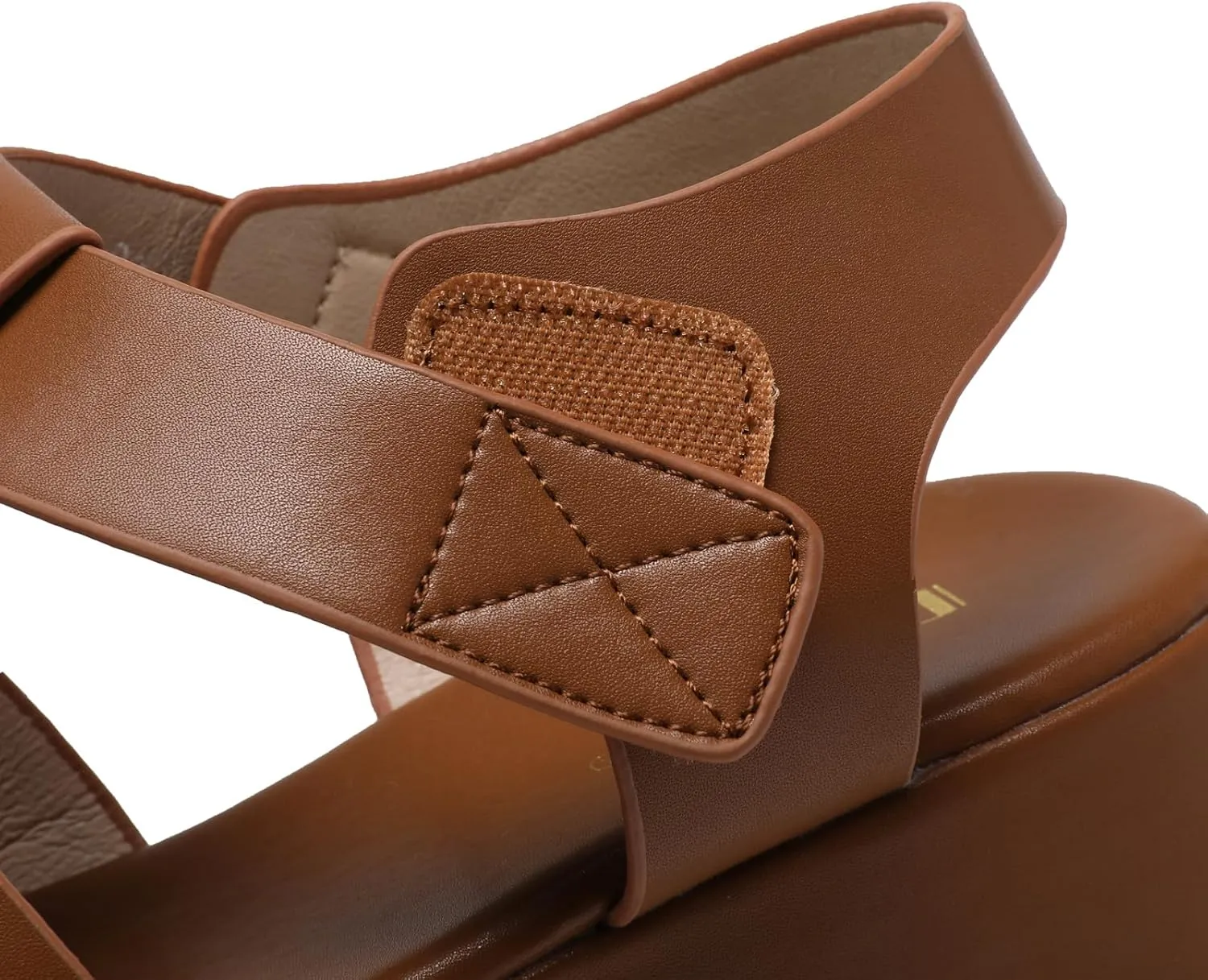 Womens Platform Fisherman Wedge Sandals,Lady Cute Square Toe Trendy Cute Dressy Casual Summer Comfortable Memory Foam Leather Strappy Holiday High Heel Beach Shoe