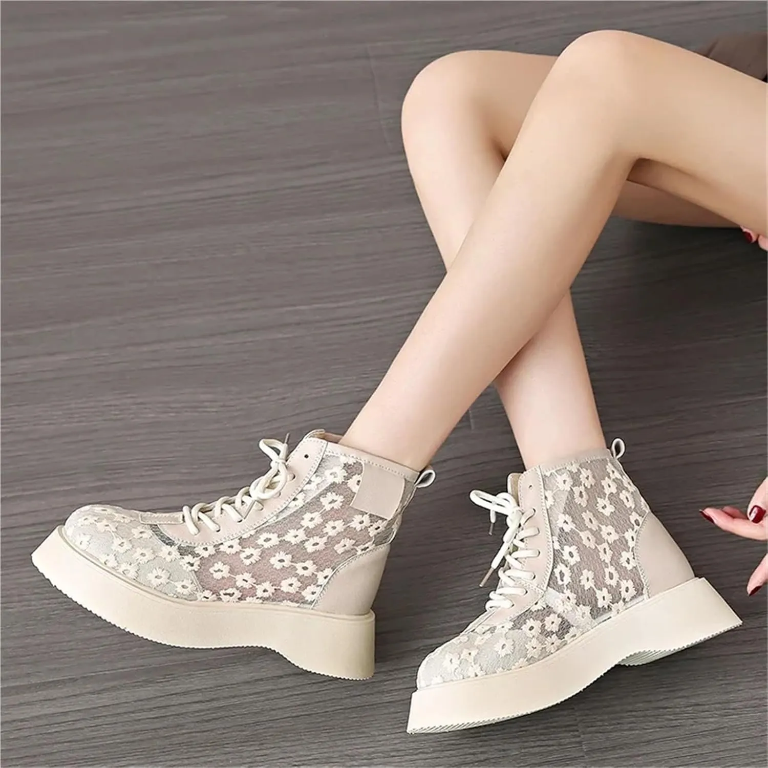 Women's Sandals Summer Breathable Casual Ankle Boots Comfortable Chunky Sneakers Fashion Party Wedding Short Boots