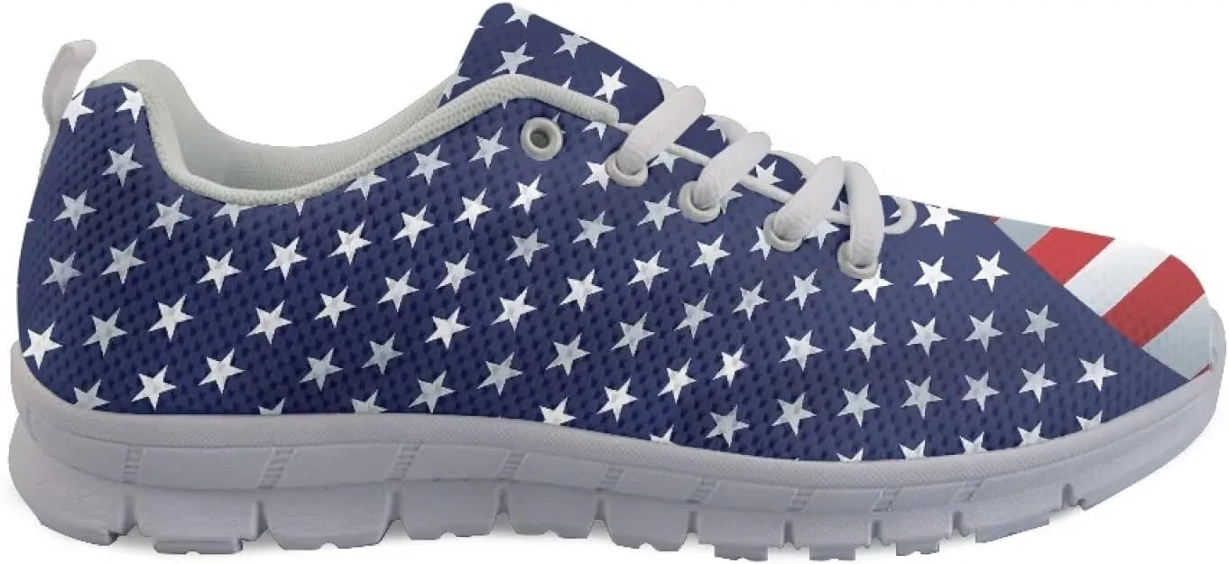 Women's Sneakers Mesh Lace Up Running Shoes Size 5-11 Lightweight Walking Athletic Shoes