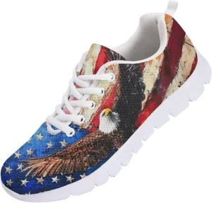 Women's Sneakers Mesh Lace Up Running Shoes Size 5-11 Lightweight Walking Athletic Shoes