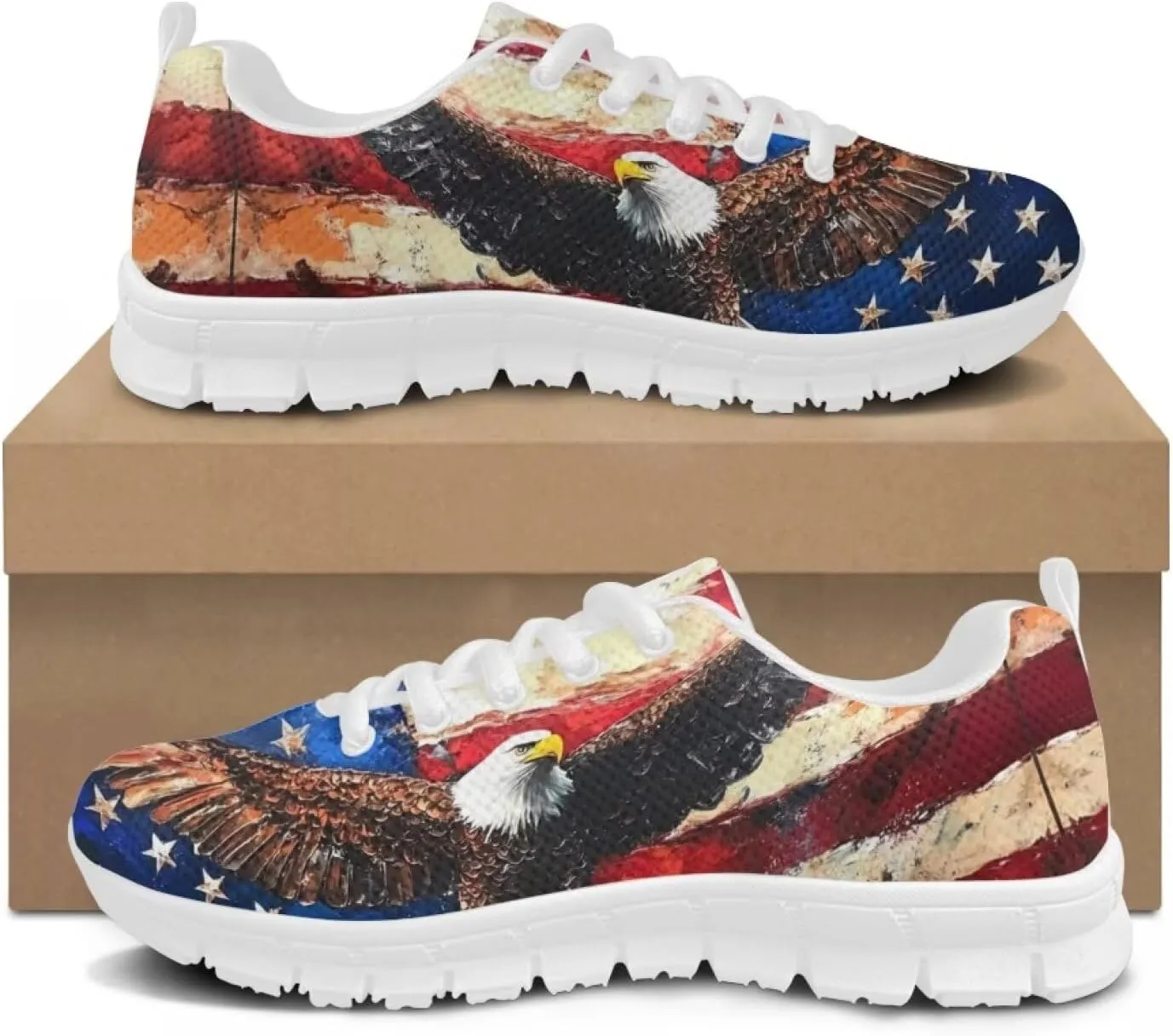Women's Sneakers Mesh Lace Up Running Shoes Size 5-11 Lightweight Walking Athletic Shoes