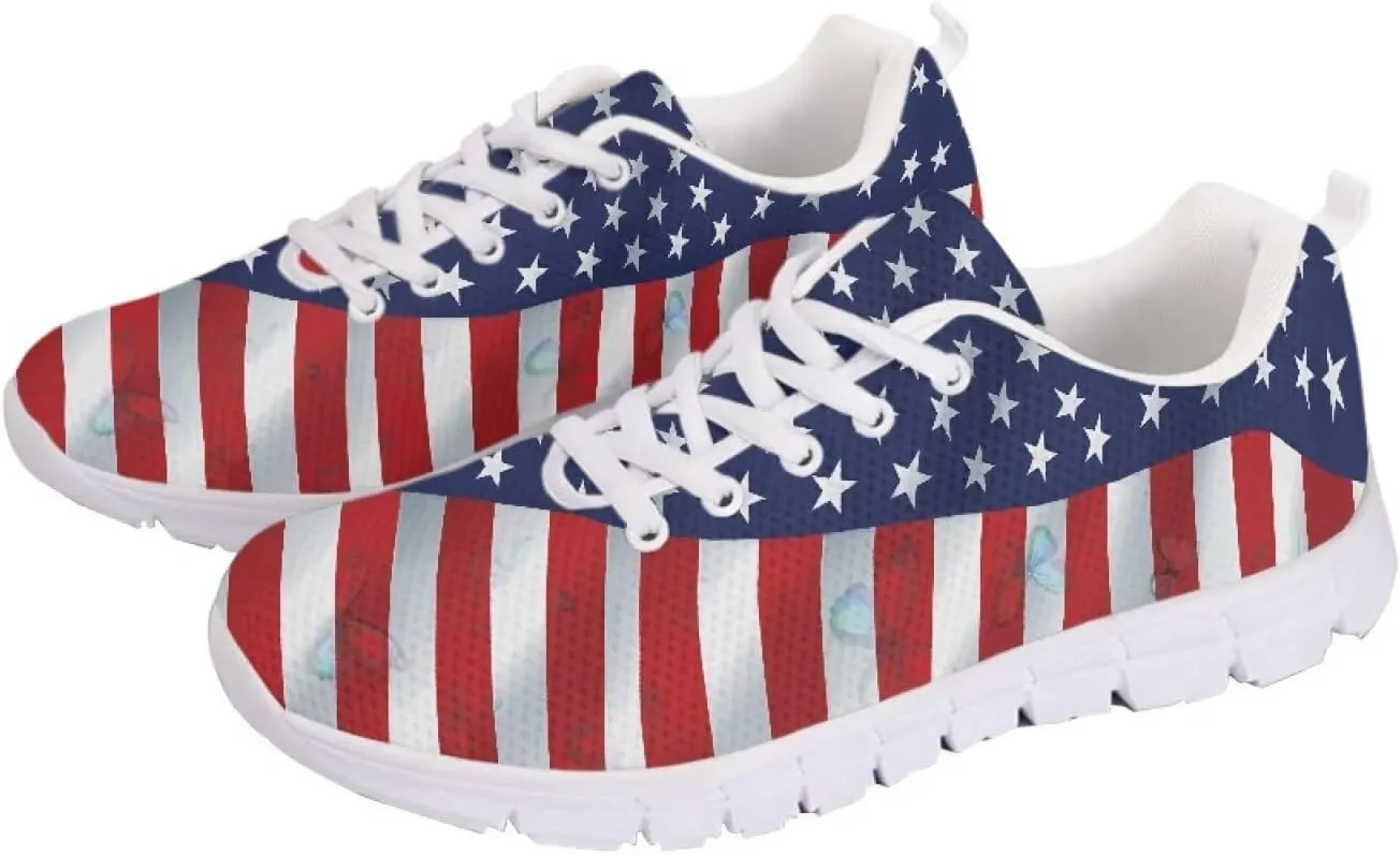 Women's Sneakers Mesh Lace Up Running Shoes Size 5-11 Lightweight Walking Athletic Shoes