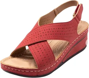 Womens Wide Orthopedic Sandals with Foot Support for Comfortable Walking Arch Supported Design Edge Dressy Low Heel Support Casual Slip on Summer Shoes Wedge 2025 Flip Flops