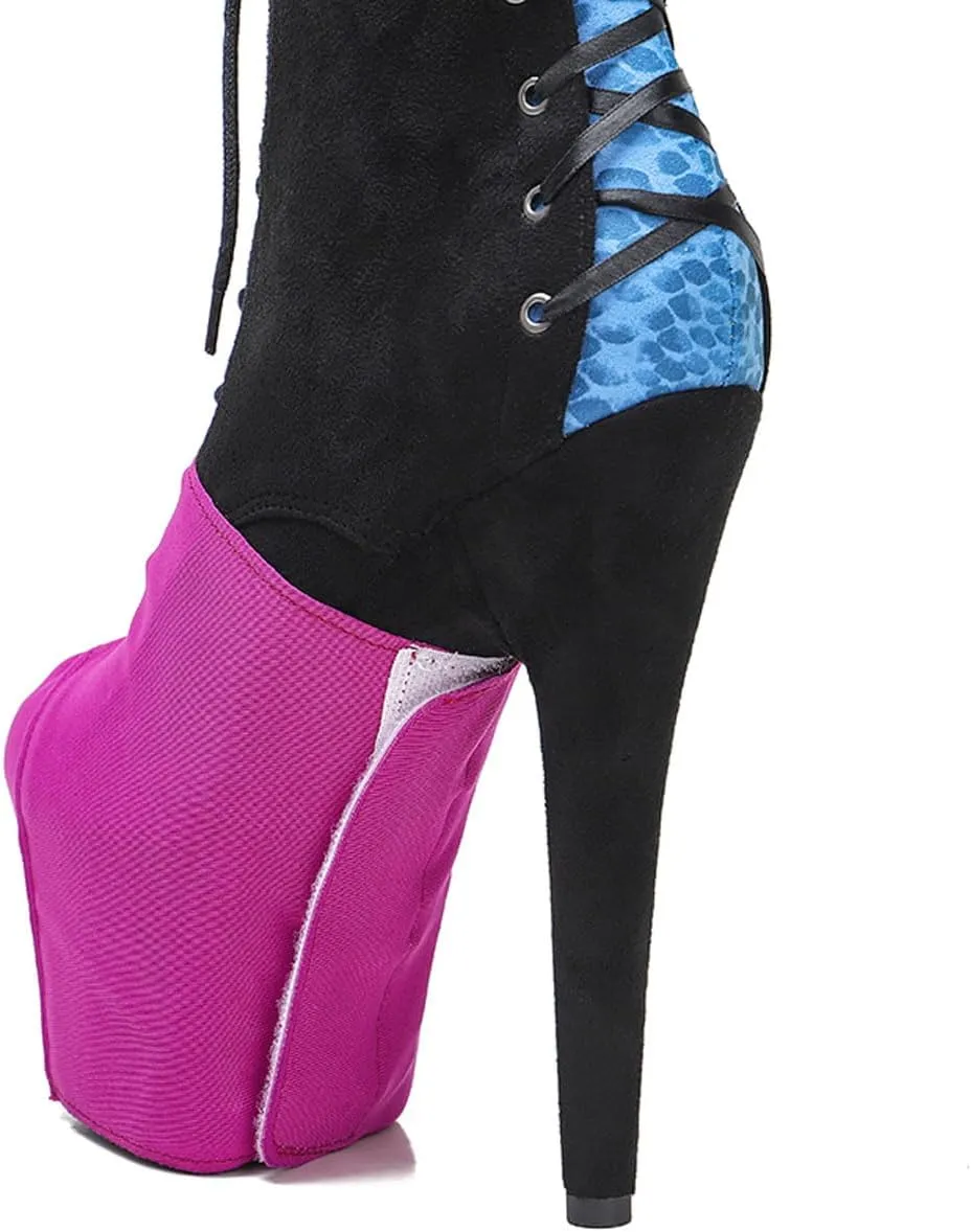 WUXIN H&P Women's Pole Dance Shoes protectors Exotic Heels protectors