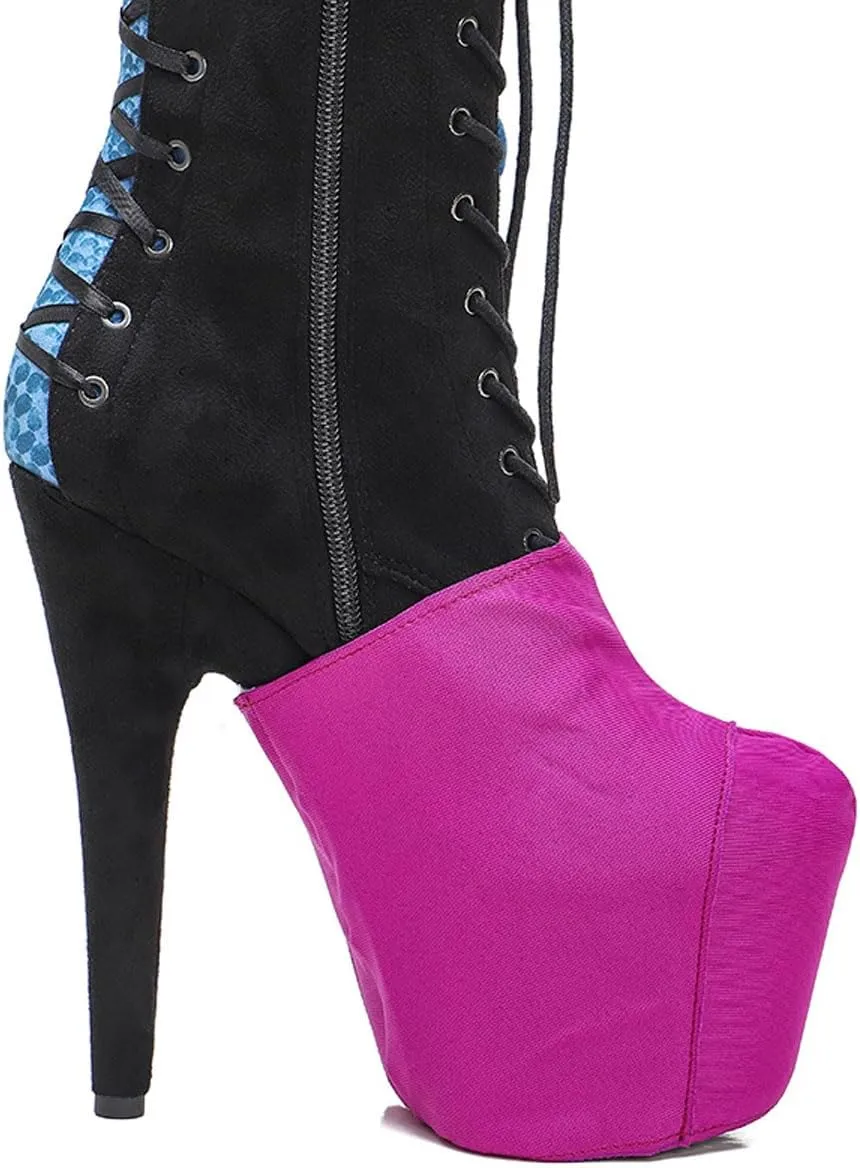 WUXIN H&P Women's Pole Dance Shoes protectors Exotic Heels protectors