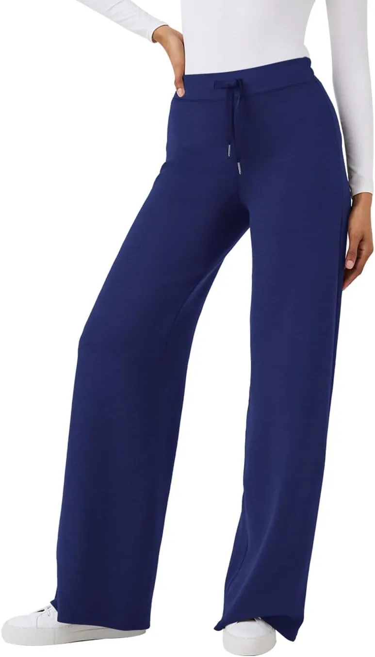 XIEERDUO Lounge Sets For Women 2024 Half Zip Sweatshirt And Wide Leg Sweatpant 2 Piece Outfits Sweatsuit Tracksuit