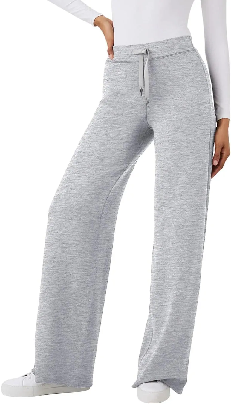 XIEERDUO Lounge Sets For Women 2024 Half Zip Sweatshirt And Wide Leg Sweatpant 2 Piece Outfits Sweatsuit Tracksuit