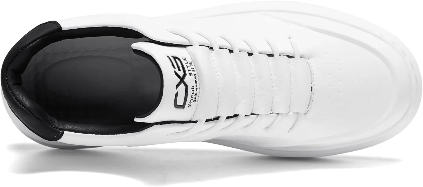 YCMM Lace Up Platform Sneakers Lightweight Comfortable Casual Fashion Sneaker Walking Shoes for Men Women