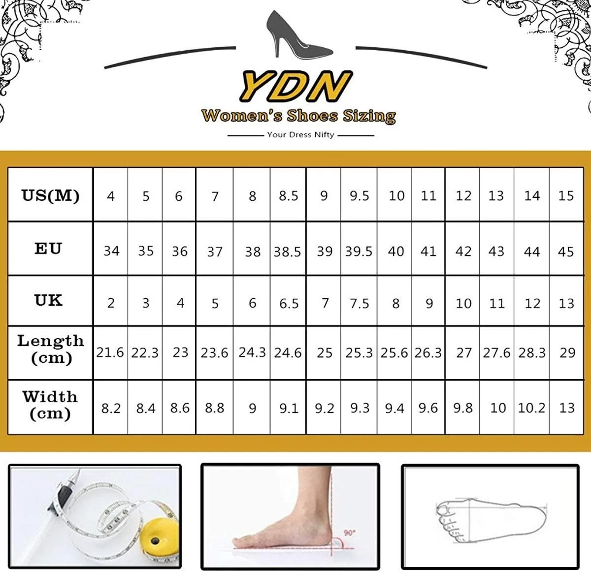 YDN Women Stylish Platform Slide Mules High Spool Heel Open Toe Sandals Dress Party Wedding Shoes