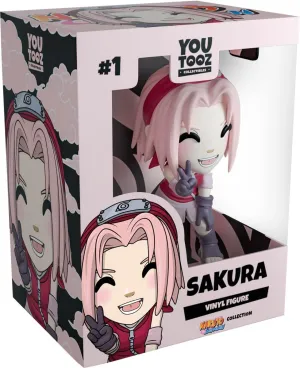 Youtooz Sakura Haruno, 3.8" Inch Naruto Anime Figure, Collectible Sakura Haruno Vinyl Figure Naruto Collection