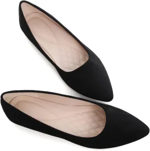 ZTWUTANG Women's Cute Round-Toe Flat Ballet Shoes Comfortable Dress Shoes for Walking